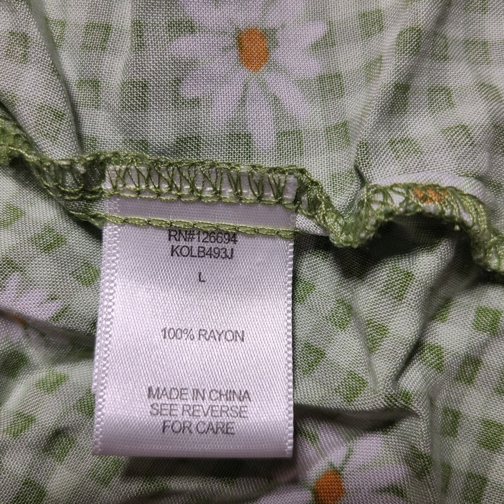 Live to be Spoiled Womens L Tie Ruffled Hem‎ Mini Skirt W Tags Missing Button - Picture 5 of 8
